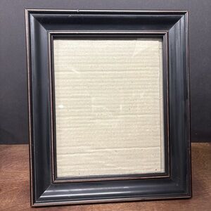 Black Photo Frame with Subtle Copper Accent - Home Accents